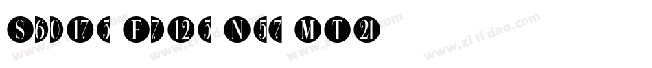 Square Frame Neg MT字体转换